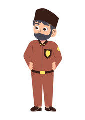 vector illustration of a businessman