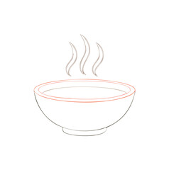 Steaming Bowl of Broth liquid