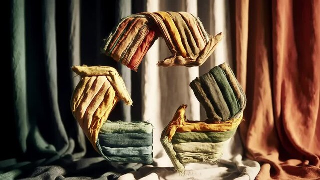The Recycled Fabric A Sustainable Art Installation