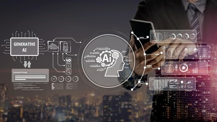 AI Assistant Brain Processor with LLM Technology, Big Data, Machine Learning, Generative AI for...