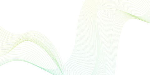 Dynamic yellow and green halftone abstract background, banner and brochure, Curve flow motion illustration, Smoke design, abstract flowing yellow lines on a vibrant green gradient, 