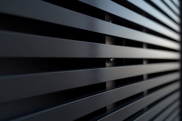 Obraz premium black metal scratched steel plate textured background Generative Ai