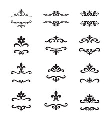 set of decorative elements for design