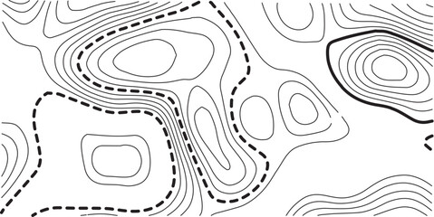 Background of the topographic map. Topographic lines, contour background. topo map texture. Dense lines, Background of the topographic map. Topographic lines texture.,black and white