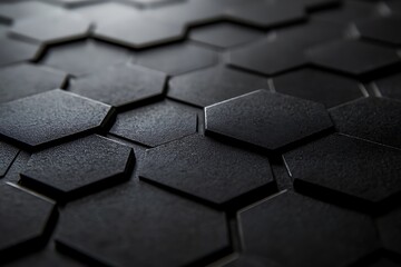 Fototapeta premium black metal scratched steel plate textured background Generative Ai