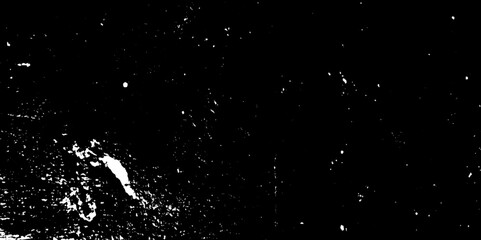 Black and white sketch grunge backgrounds to create a distressed grain effect. rough urban texture vector. damaged crack and scratch dust wall texture. black splash on transparent background.