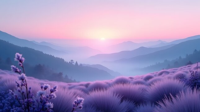 Breathtaking mountain landscapes capture the serene beauty of both sunrise and sunset, with mist-kissed valleys and snow-dusted peaks reaching into a dramatic sky of clouds