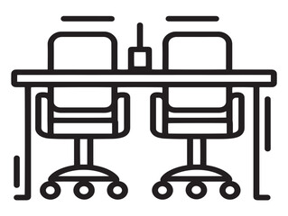 Professional workspace collaboration in 2D outline art