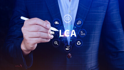 LCA, Life cycle assessment concept, ISO LCA standard aims to limit climate change, Methodology for...