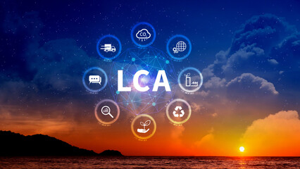 LCA, Life cycle assessment concept, ISO LCA standard aims to limit climate change, Methodology for...