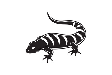 Obraz premium Gila monster silhouette. (1)