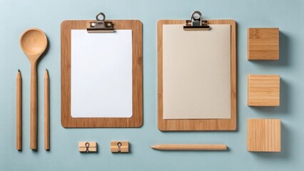 recipe book and kitchen utensils in the colorful design.