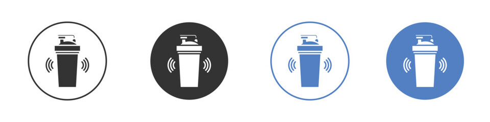 Shaker icon. Vector illustration, flat design.