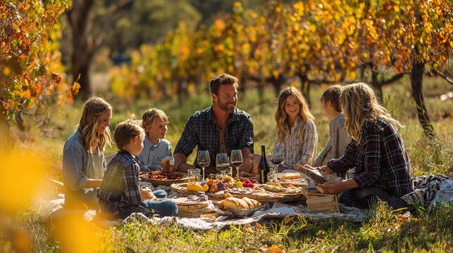 Vineyard Picnic For Labour Day