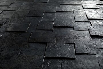 black metal scratched steel plate textured background Generative Ai