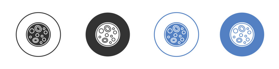 Leukemia icon. Vector illustration, flat design.