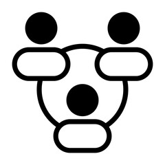 Cooperation Vector Icon