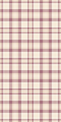 Subtle mauve and cream plaid pattern.  Perfect for textile design, website backgrounds, or crafting projects.  Evokes a sense of calm and rustic charm. Ideal for autumnal or vintage themes.