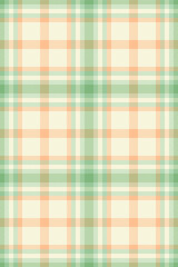 Pastel peach and green plaid pattern.  Soft, subtle colors create a calming, versatile design perfect for textiles, websites, or stationery.