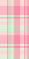 Gentle pattern plaid background, blanket texture tartan fabric. Teenage check seamless textile vector in light and red colors.