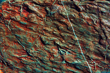 a natural rock of shale ore in cracks.
