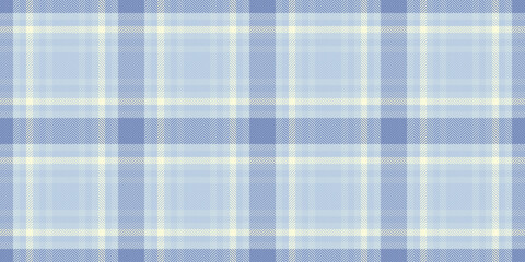 Serene pastel blue and cream plaid pattern. Ideal for textile design, website backgrounds, or crafting projects.  Evokes feelings of calmness and tranquility.