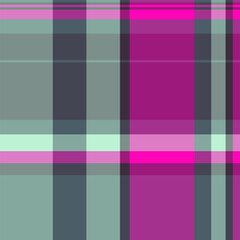 Linen check pattern tartan, expressive seamless background vector. Easter plaid textile texture fabric in pastel and pink colors.
