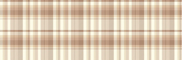 Subtle beige and brown plaid pattern.  Perfect for textile design, website backgrounds, or autumnal themed projects. Evokes warmth, comfort, and a rustic aesthetic.