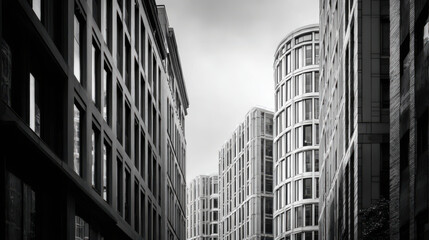 Fototapeta premium explore beauty of modern architectural facades that embody minimalist design principles