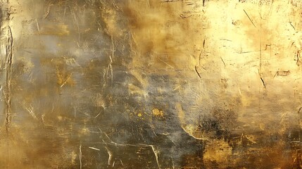 Luxurious Golden Textures and Glittering Spheres - Shimmering Metallic Background Collection