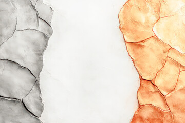 Weathered plaster surface revealing textured abstract pattern