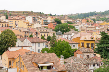 Brihuega showcases its charming colonial architecture in Guadalajara province of Castilla-La...