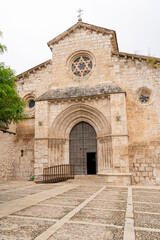 Fototapeta premium Historic San Miguel Church in Brihuega, Guadalajara showcases unique architectural design and cultural heritage