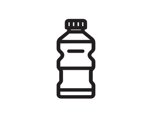 Drink bottle icon in sleek vector design format