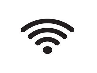 Connectivity symbol wifi icon in digital clean design