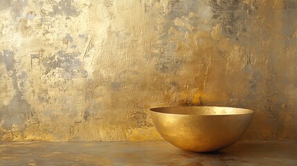 Luxurious Golden Textures and Glittering Spheres - Shimmering Metallic Background Collection