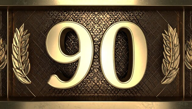 Gold anniversary number ninety
