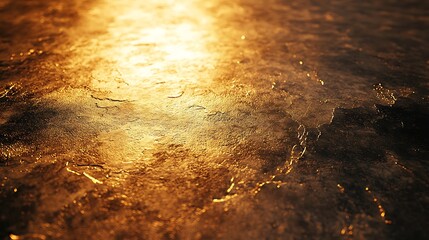 Luxurious Golden Textures and Glittering Spheres - Shimmering Metallic Background Collection