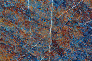 a natural rock of shale ore in cracks.
