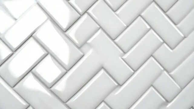 Elegant ceramic tile background featuring glossy glazed finish in herringbone pattern, rich lighting and subtle reflections, clean and seamless look