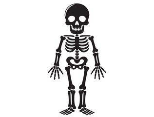 HUMAN SKELETON SILHOUETTE