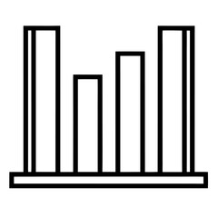black and white bar chart