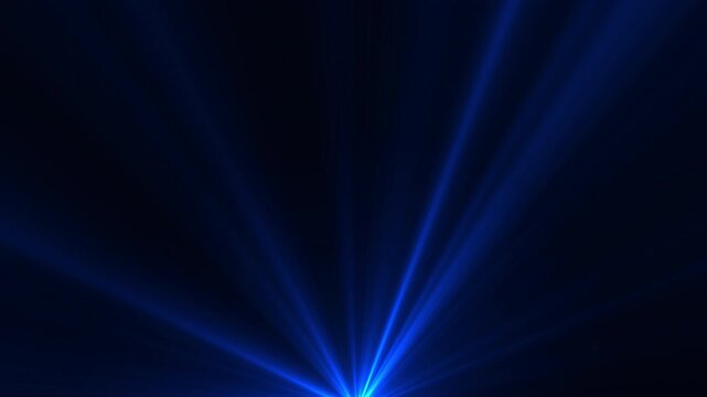Ethereal blue light rays emerging from the bottom on a transparent background with alpha channel. Cinematic volumetric lighting effect, perfect for VFX, meditation visuals, and spiritual overlays