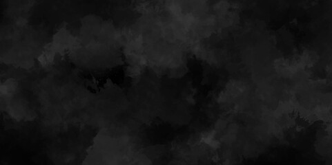 Abstract smoke on black background texture. dark grunge concrete wall texture. dark black and gray smooth smoke, fog abstract steam background with clouds backdrop design. dark paper texture.