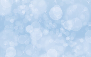 Abstract blue background with bokeh effect