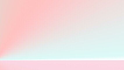 Fototapeta premium Soft Pastel Pink and Blue Gradient Background, Minimalist Design