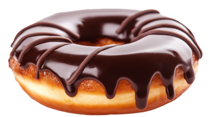 Delicious Donut With Chocolate Glaze: A Sweet Treat Confectionery Delight