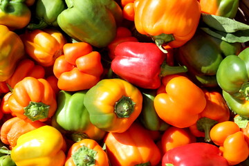 The texture of many ripe juicy peppers,