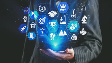 Business achievement involves goal setting, achievement milestones, and achievement recognition....