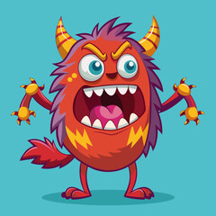 Fototapeta premium Trippy Cartoon Vector Designs